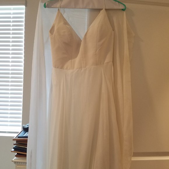 Ayr by Dear Heart Flowy Wedding Dress - Picture 14 of 16